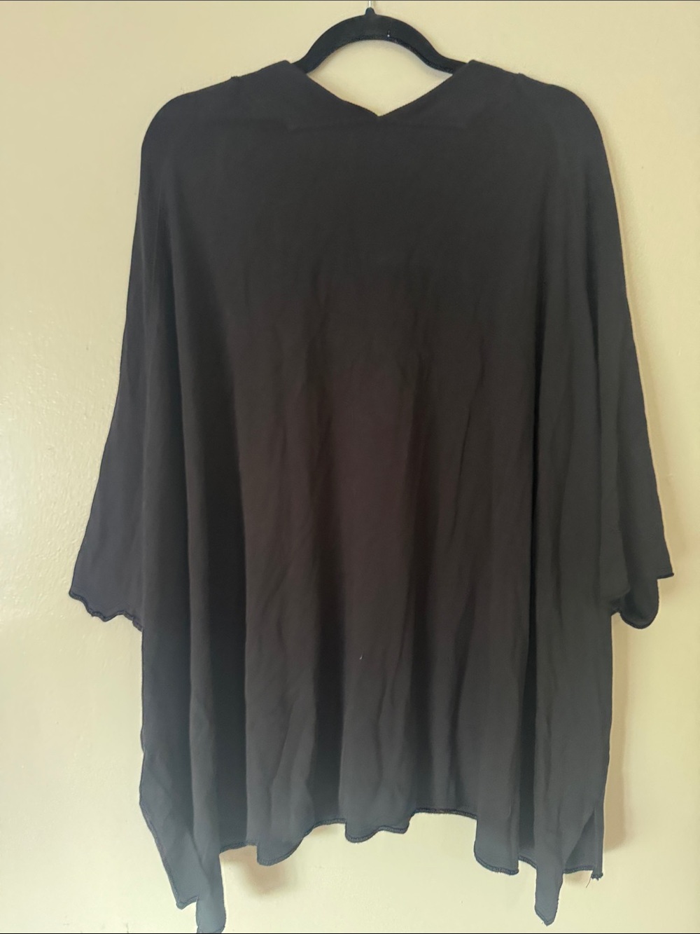 Soma Black V-Neck Ribbed Trim Top - Picture 3 of 3